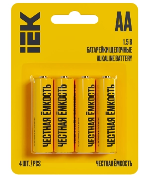 Батарейка LR 6 / AA IEK Alkaline Optima BL* 4