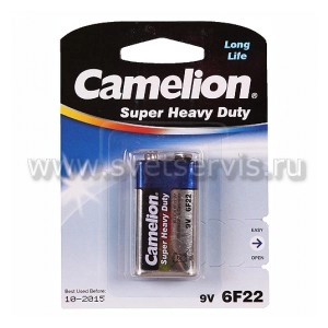 Батарейка Camelion 6F22 BL*1 (крона)