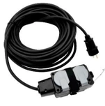 Удлинитель (Бублик) 10М/4гн 16А, 3600Вт (КГ 3*1,5) с розеткой РП16-004 с крышками (серый) IP44 УХз16-4-10-Р Белсвет