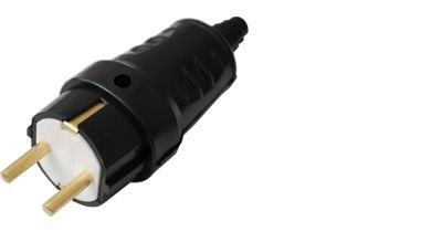 Вилка прямая 2P+E 16А 250В IP20 Светоприбор