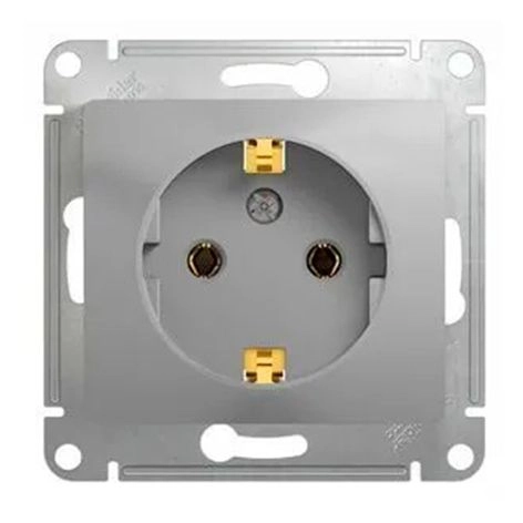 Серия "GLOSSA" алюминий (Schneider Elektric) от компании Светсервис