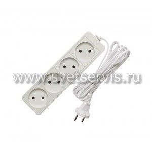 Удлинитель 4*3 ПВС 10А б/з Союз