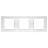 Рамка 3-х местная гор. белый (7947489) Бриллиант