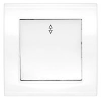 Выключатель 1кл. проходной белый СП, 10А, 220В (7947373) Бриллиант