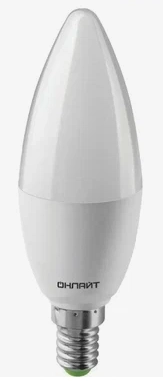 Лампа светодиодная 15W Е14 свеча 4000К 960Lm 220V (OLL-C37-15-230-4K-E14-FR) ОНЛАЙТ