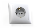 Розетка с/з белый СЕЛЕНА СП 16А РС16-370 Кунцево