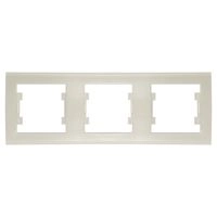 Рамка 3-х местная гор. слон. кость (7948707) Бриллиант