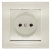 Розетка б/з слон. кость СП, 16А, 220В (7948806) Бриллиант