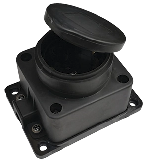 Розетка н/у с заглушкой каучук 2Р+Е 16А IP44 VKL electric