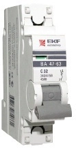 Автоматический выключатель ВА47-63 1Р 40А 4,5кА х-ка С ЭКФ PROxima
