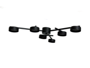 Люстра TNG-6GX53-B-3 "НОРДИС", цвет черный TANGO (1/5)