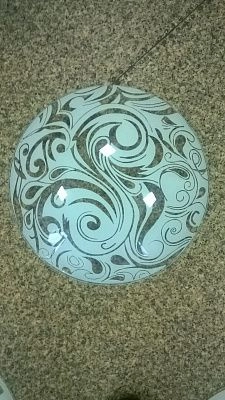 Стекло малированное ф300 гладкое ИНЕЙ