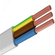 Провод ШВВП 3*0,75 белый (разном) (НПО Кабель-С) 220В ТУ 27.32.13-002-21180064-2019