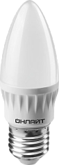 Лампа светодиодная 10W Е27 свеча 4000К 750Lm 220V (OLL-C37-10-230-4K-E27-FR) ОНЛАЙТ