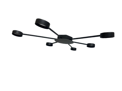 Люстра TNG-6GX53-B-2 "НОРДИС", цвет черный TANGO (1/5)