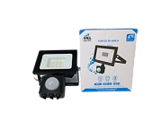 Прожектор LED с дат. движ.20W VLF8-D2-20-6500-B 6500К 2400Лм 220V IP65 102*125*55 (руч.рег) чер. VKL electric