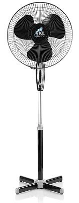 Вентилятор напольный VGF-01 Black, 40 Вт, 3 режима, 90º поворот, чёрный VKL electric (1)