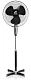 Вентилятор напольный VGF-01 Black, 40 Вт, 3 режима, 90º поворот, чёрный VKL electric (1)