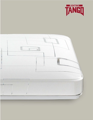 Светильник LED настенно-потолочный "СТАЛКЕР" 30Вт НБП-Р-2 6500К КВАДРАТ (370*370*78мм, основание 350мм) TANGO РОССИЯ ЦВЕТНАЯ УПАКОВКА