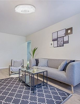 Светильник LED настенно-потолочный "АЗАЛИЯ" 60Вт НББД-RC-Р-1 (390*90мм, основание 350мм) с ИК ДУ TANGO РОССИЯ ЦВЕТНАЯ УПАКОВКА