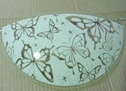 Стекло малированное ф300/2 гладкое Половинка МАХАОН