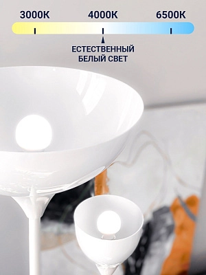 Лампа светодиодная 25W E27 A80 4000K 220V (LED PREMIUM А80-25W-E27-W) Включай