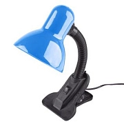 Светильник настольный на прищепке (DL-2- 60W-E27) синий Включай