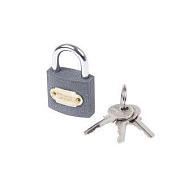 Замок навесной металлический, серия "Чугун" 40 мм Четыре Сезона