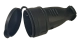 Штепсельный разъем с/з каучук 16А 250В IP44 VKL electric