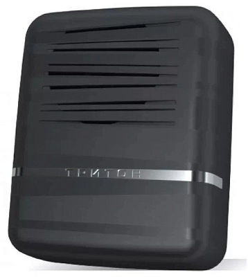 Звонок электрический ЭС-05 "Элегия"  220V, цвет черный,полоска серебро (мелодия соловей)