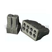 Строительно-монтажная клемма СМК 773-302 с пастой (2 провода) (2,5мм2) (аналог WAGO) ИЭК