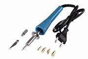 Набор паяльник-выжигатель (6 насадок)  220V/30 Вт REXANT