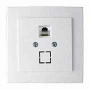 Розетка компьютерная СП белый TOURAN