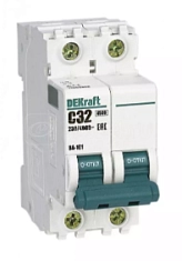 Автоматический выключатель ВА-101 2Р 32А 4.5кА х-ка С DEKraft