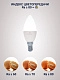 Лампа светодиодная 10W E14 свеча 4000K 220V (LED PREMIUM C37-10W-E14-W) Включай