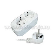 Удлинитель 2*3 ПВС 13А с/з (Е-302) Универсал (№23)