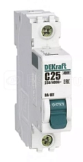 Автоматический выключатель ВА-101 1Р 25А 4.5кА х-ка С DEKraft
