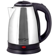 Чайник стальной электрический MAX-305 1,8л/1500Вт, дисковый нагр. элемент, матово-черный MAXTRONIC
