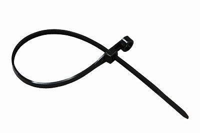 Хомут под винт нейлон 4,3*200мм (черный) (уп100шт) REXANT