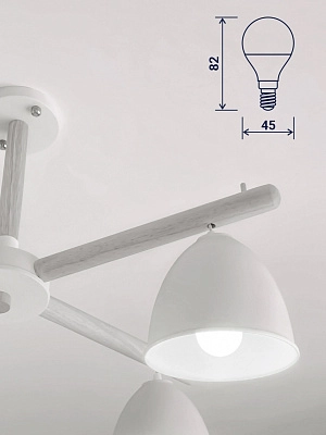 Лампа светодиодная 7W E14 шарик 4000K 220V (TANGO LED G45-7W-E14-W) TANGO