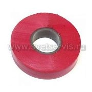 Изолента 0,13*15 мм 10м красный ИЭК (10/500)