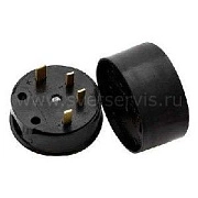 Разъем РШ-ВШ 32А 380В ОП 4-х рожк черный Universal