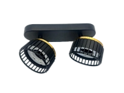 Светильник настенно-потолочный TNG-2GX53-BG-1 "ЭЛИН", цвет черный+золото TANGO (1/30)