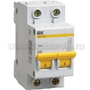 Автоматический выключатель ВА47-29 2Р 50А 4,5кА х-ка С ИЭК KARAT