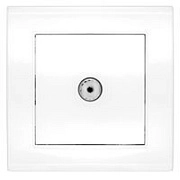 Розетка TV белый СП, 3А, 220В (7947571) Бриллиант