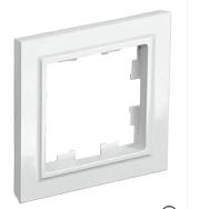 Рамка 1-мест. бел. BRITE (РУ-1-БрБ)  ИЭК