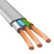 Провод ПВСП (ПУГНП) 3*2,5 белый (20м) (НПО Кабель-С) ТУ 27.32.13-002-21180064-2019