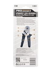 Кримпер для обжима штыревых наконечников HT-864 (HY-UD64), 0.25 - 6.0 мм2 PROCONNECT