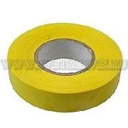Изолента 0,18*19 мм 20м желтый ИЭК