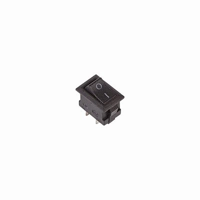 Выключатель клавишный 250V ON-OFF Micro, 3А (1*2с), черный, REXANT